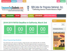 Tablet Screenshot of empoweringstudents.org